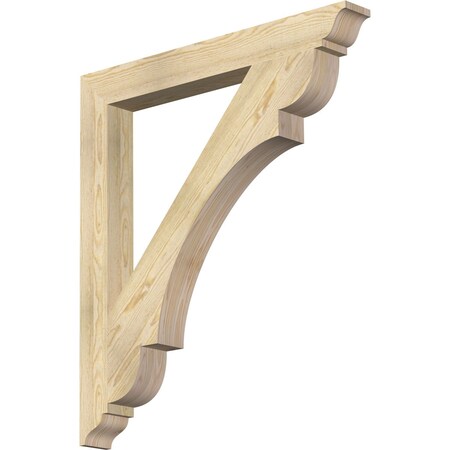 Olympic Traditional Rough Sawn Bracket, Douglas Fir, 4W X 36D X 40H